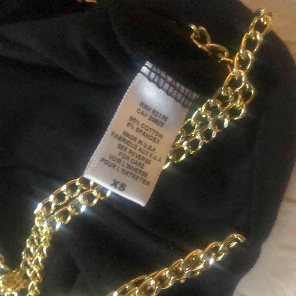 Guess Black Dress w Gold - Picture 3 of 4